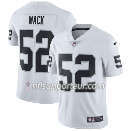 Maillot Homme Oakland Raiders Khalil Mack 52 Nike Blanc